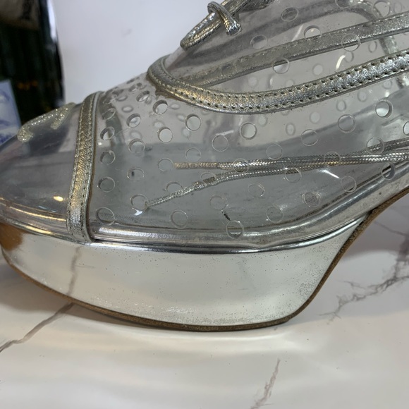 Chanel Clear Derby Shoes 37.5 - Picture 5 of 14